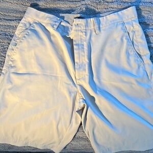 Callaway Men's Cream Flat Front Shorts